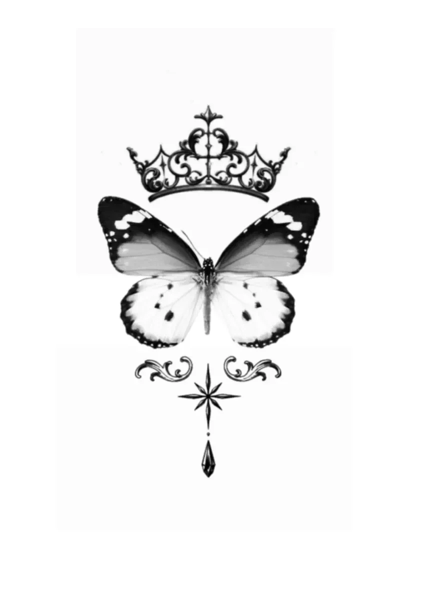 나비와 왕관