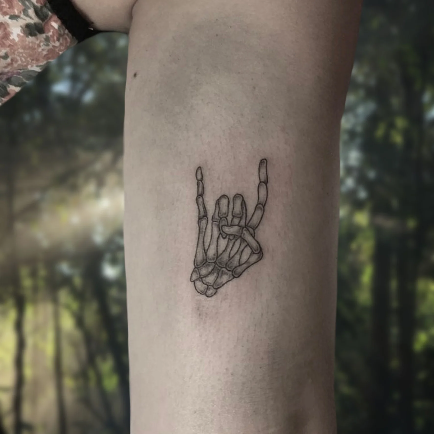 부산 해골 타투