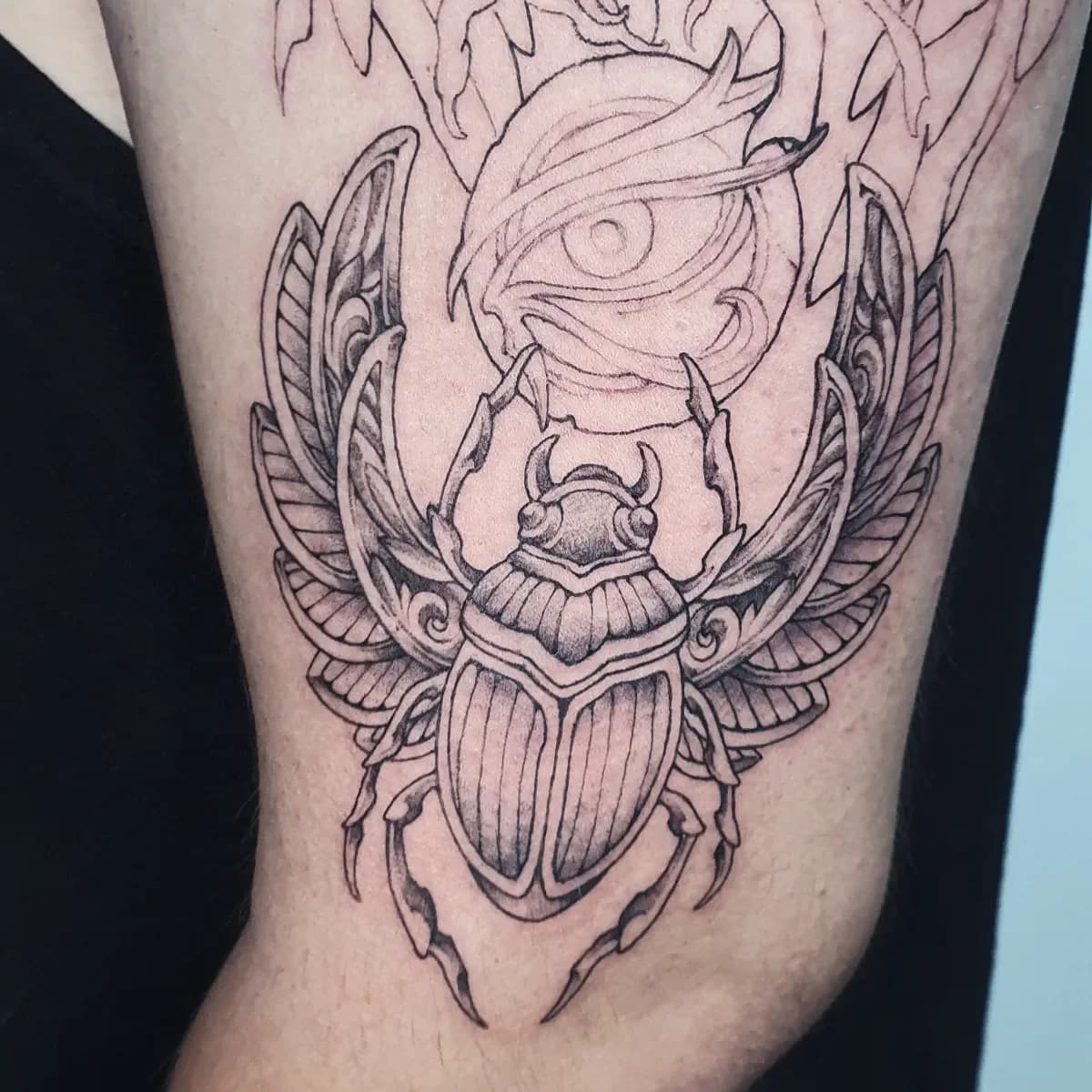 풍뎅이 스캐럽 타투