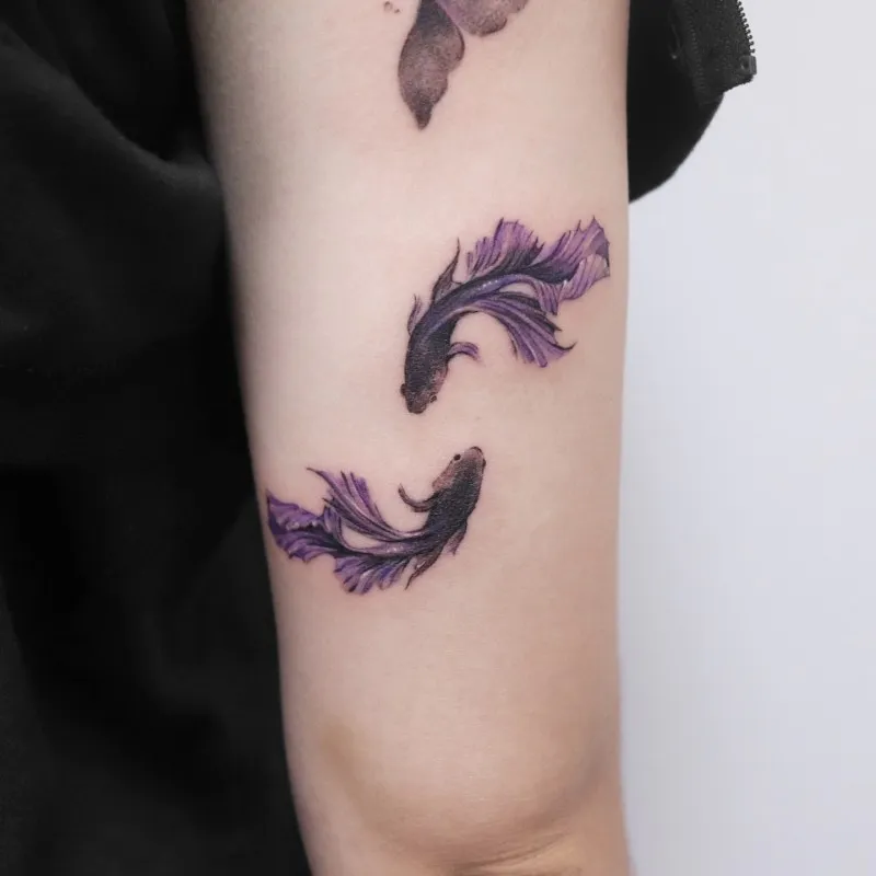 물고기 타투 - 1