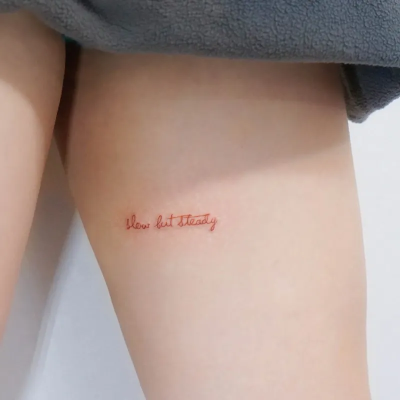 slow but steady 천천히 그러나 꾸준히 - 1