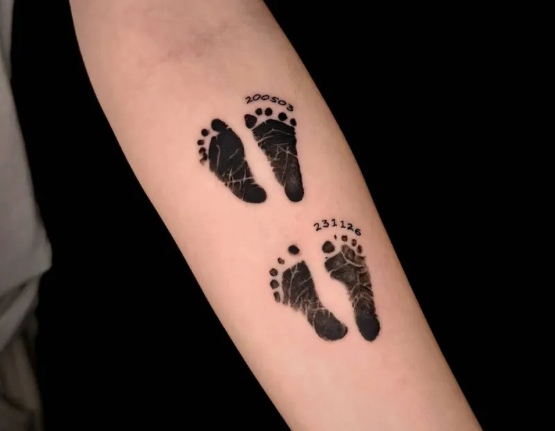 발도장&레터링 1개 - 1