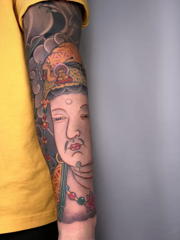 이레즈미 긴팔연장 부처타투 컬러타투 부천타투 인천타투 제로타투