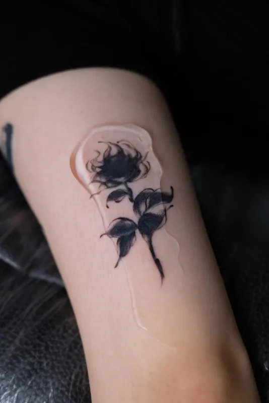 커버업 장미타투