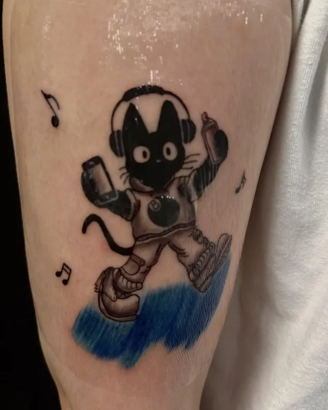 제작 고양이 도안 (미니타투)