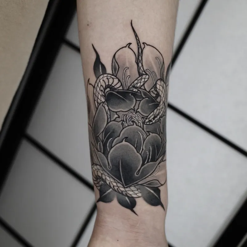 목단과 뱀 (이벤트중