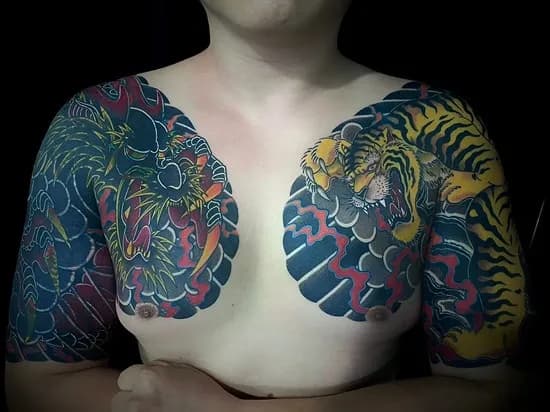 양가슴반팔 커버업