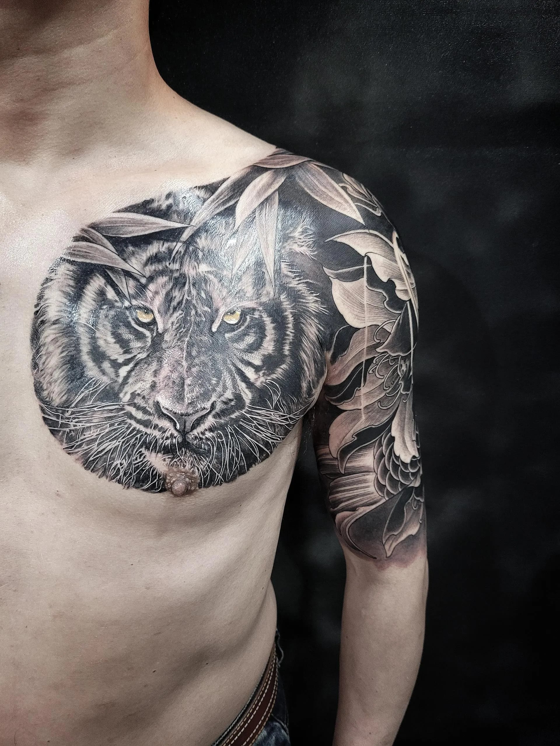 호랑이와 잉어!