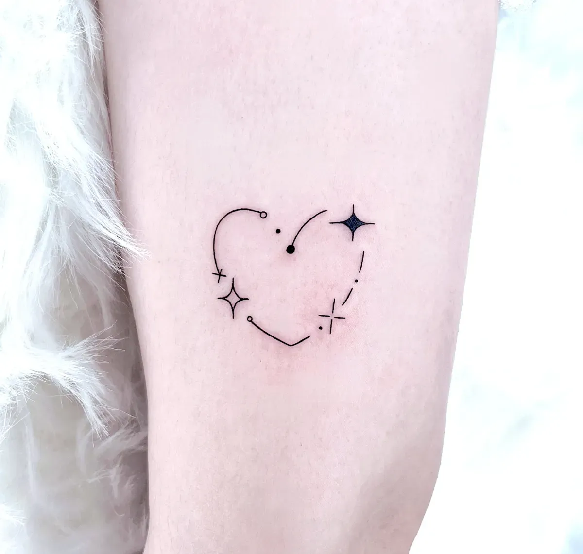 인천타투 주안타투 하트타투 미니타투 - 1