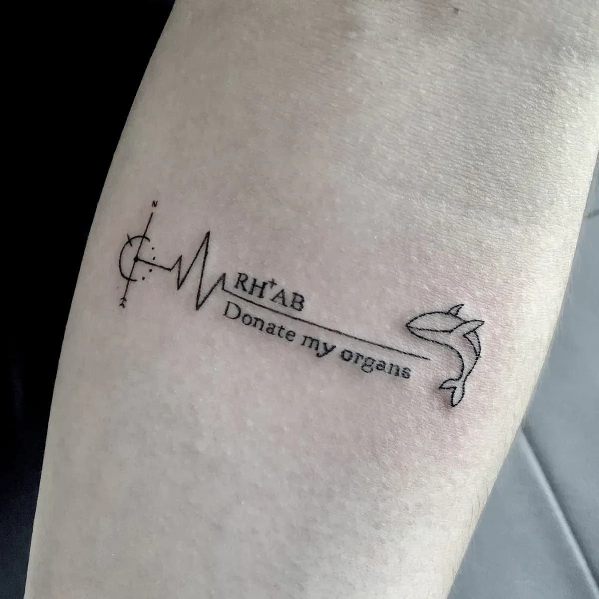 장기기증타투 - 1