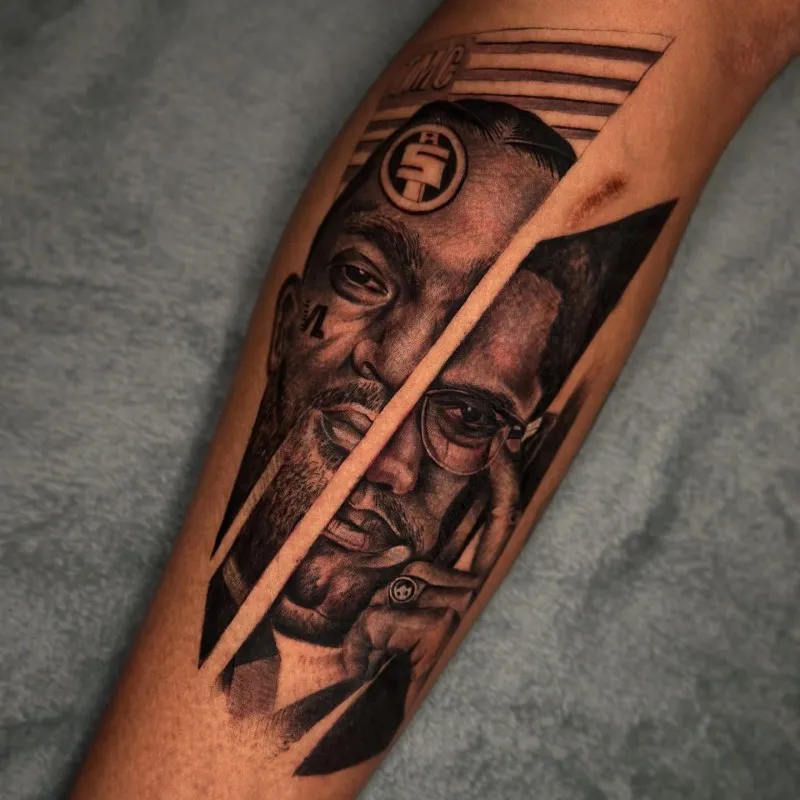 리얼리스틱타투 블랙엔그레이타투