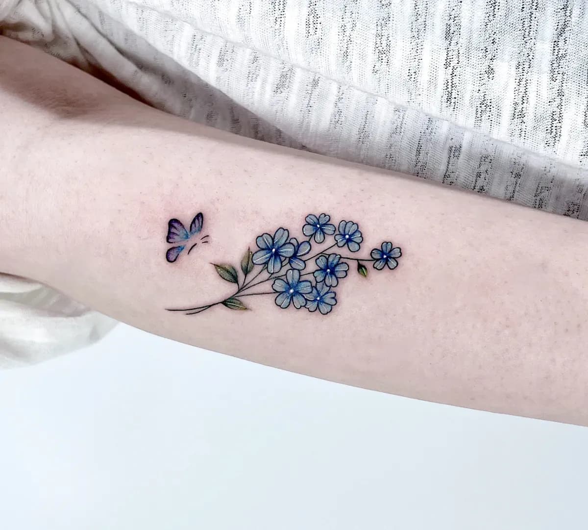 인천타투 주안타투 꽃타투 탄생화타투 - 1