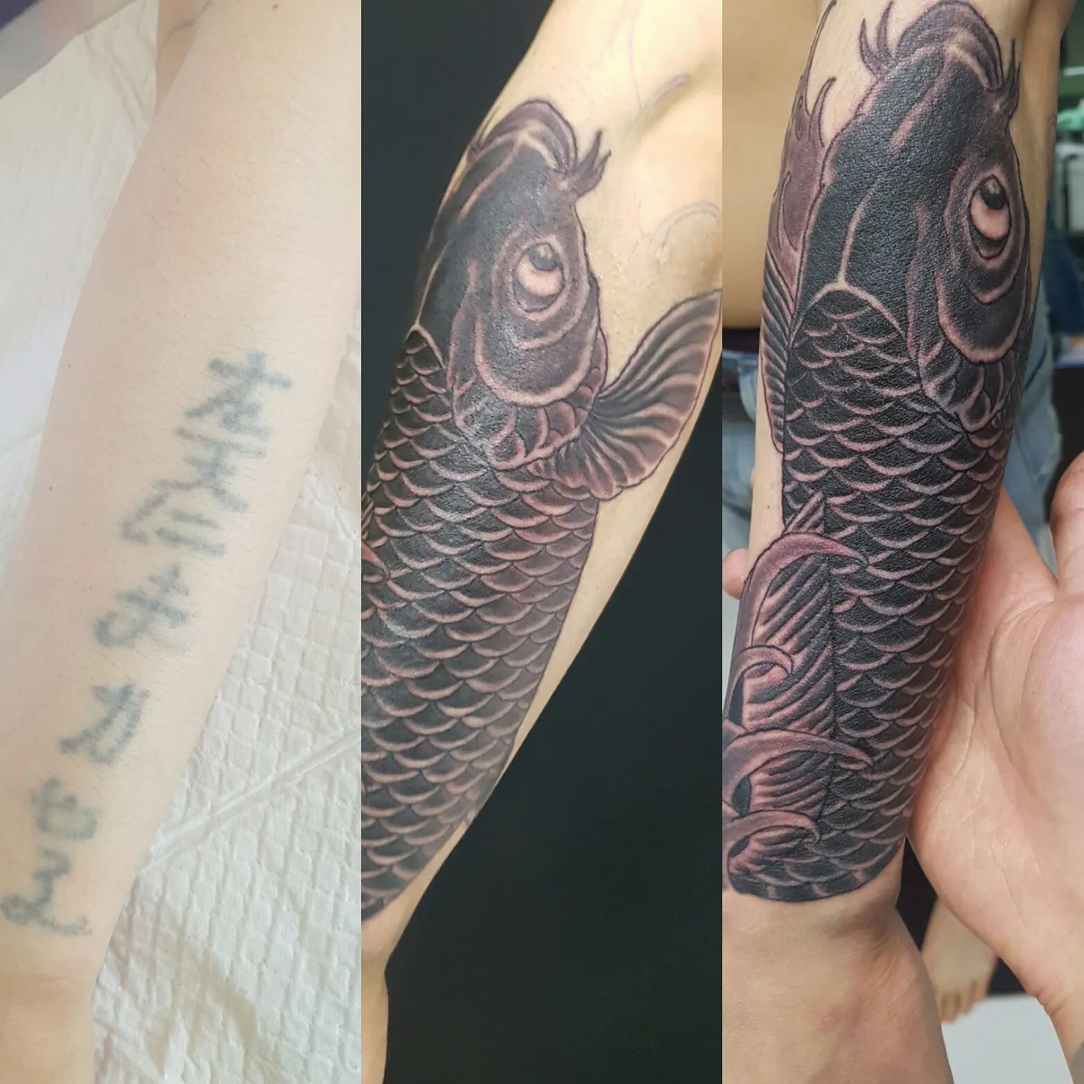 커버업타투 잉어 - 1