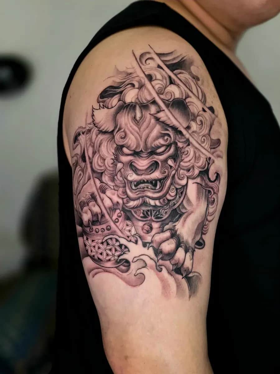 해태(獬豸) 타투