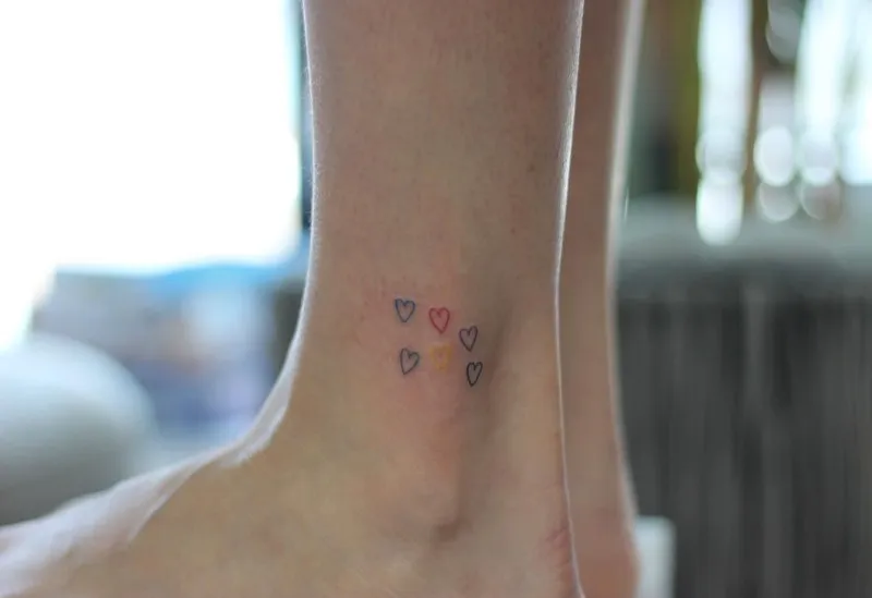 미니타투 하트타투 창원타투