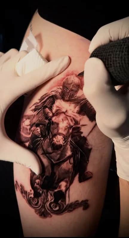 기사타투(말탄 기사)