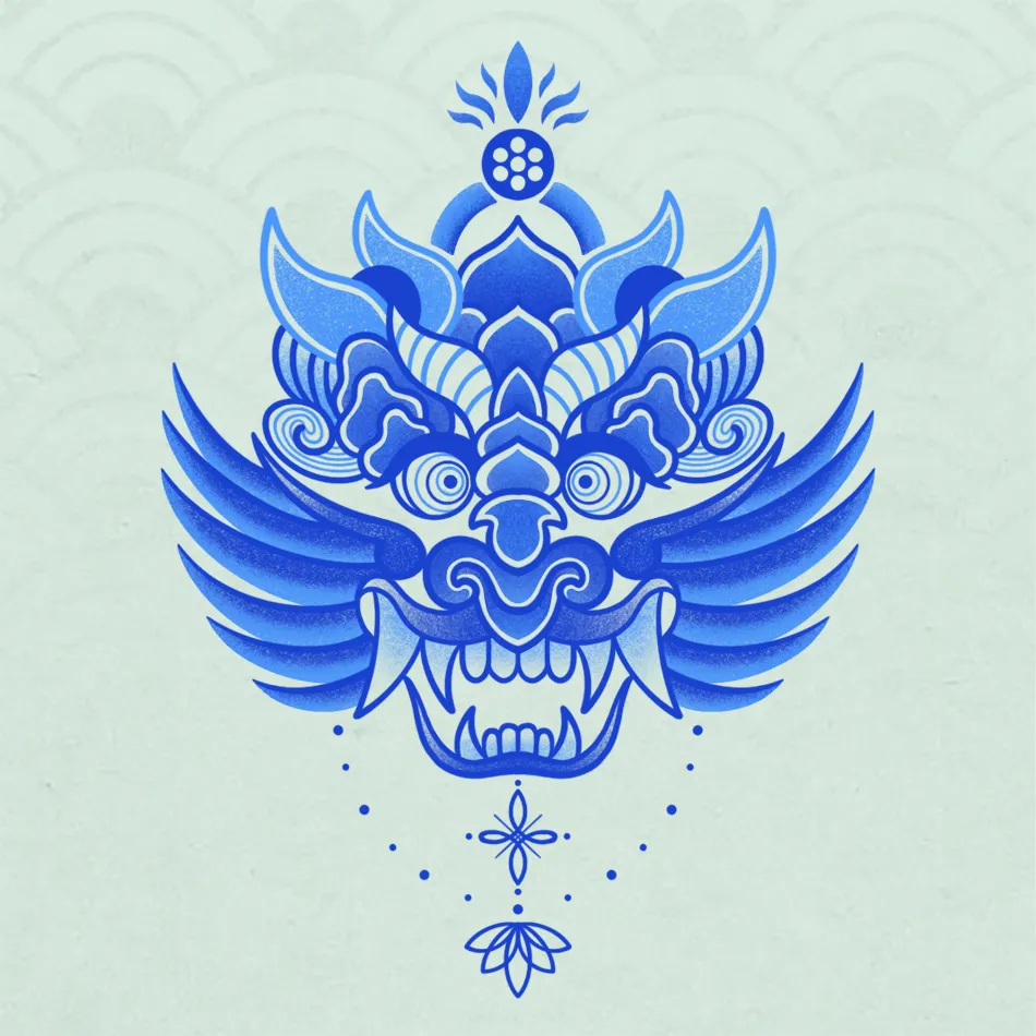 동양적인 오너먼트 - 1