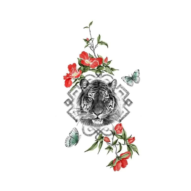 동양풍 기하학 도안 할인 nimm_tattoo