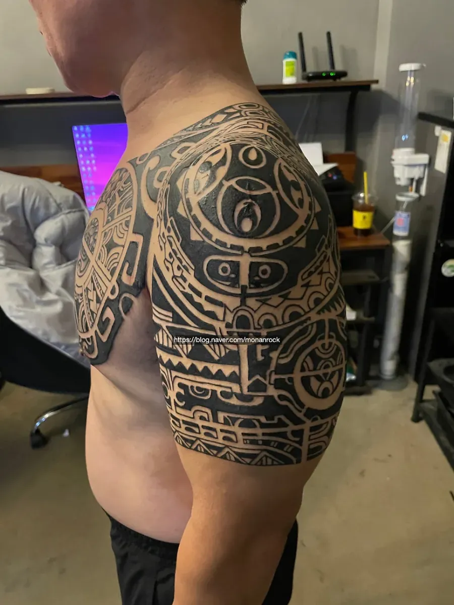 강인한 전통과 남성미의 상징, 마오리 타투/ 수유타투 - 1