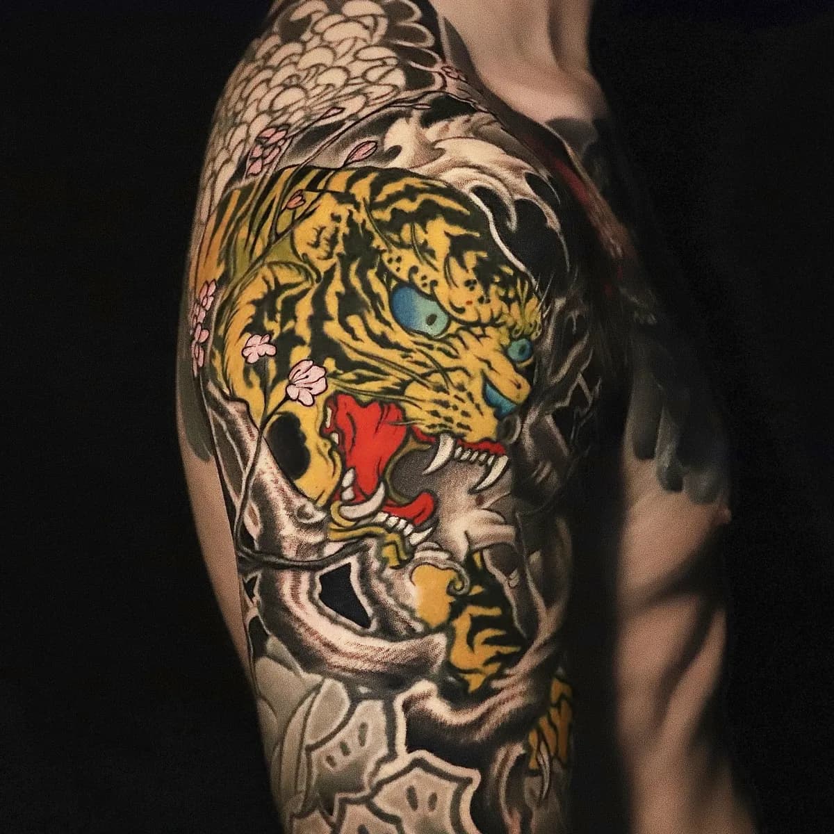 호랑이 커버 및 터치업