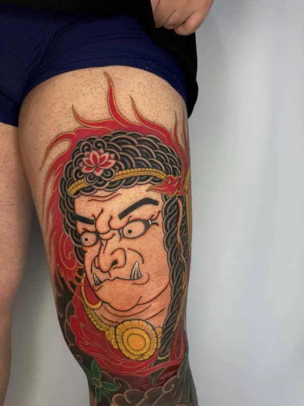 이레즈미 부동명왕타투 컬러이레즈미 부천타투 인천타투 시흥타투 제로타투 - 1