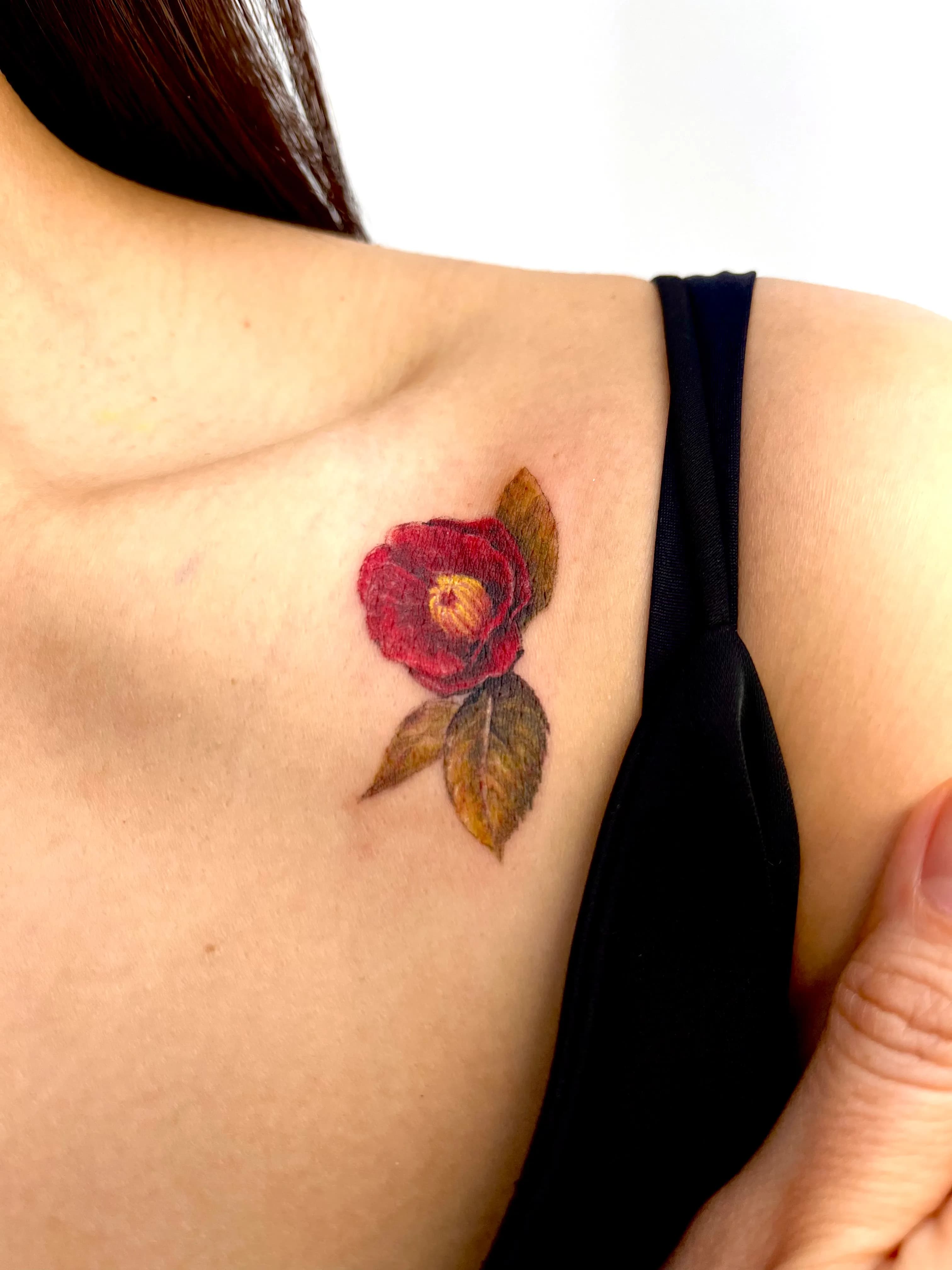 동백꽃 미니타투