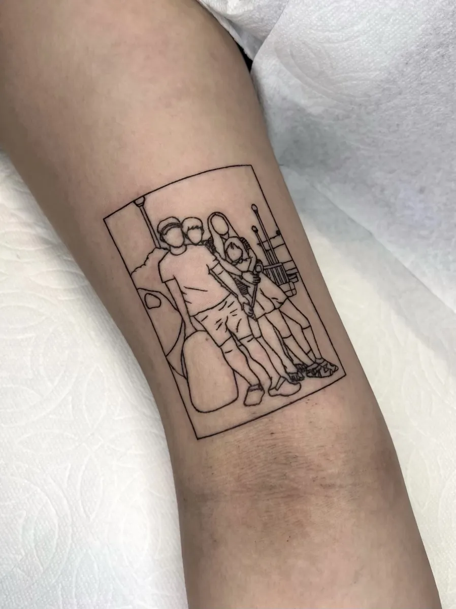 가족타투 라인워크 - 1