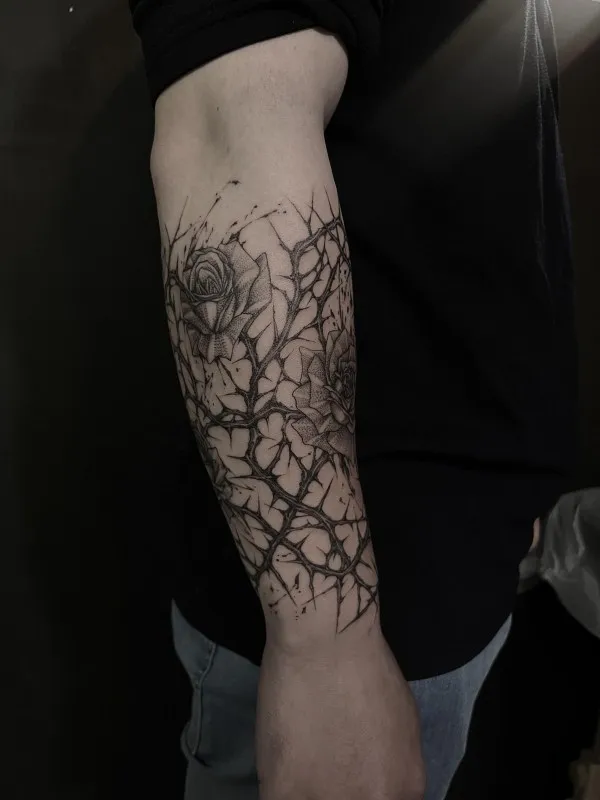 장미 가시 (프리드로잉) - 1