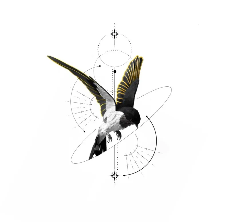 기하학타투 도안 - 1