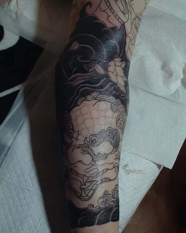 이레즈미 해태 타투 - 1