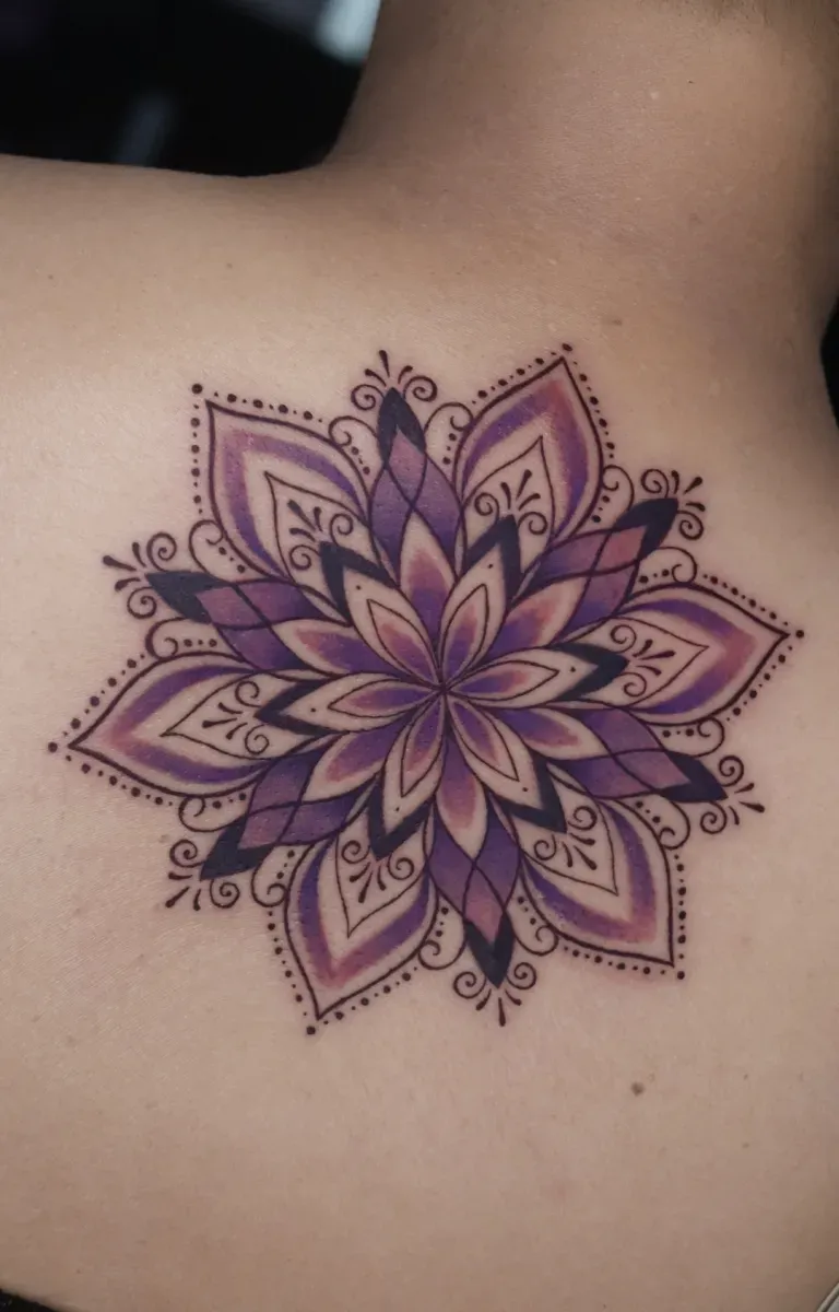 컬러 만다라 타투 - 1