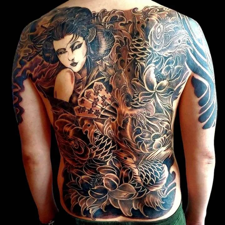 미인도+잉어타투 ,안산타투 - 1