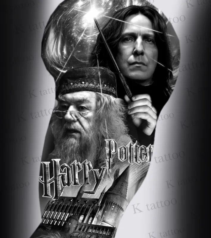해리포터 타투 도안