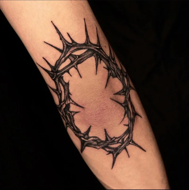 서면타투 전포타투 팔꿈치가시 - 1