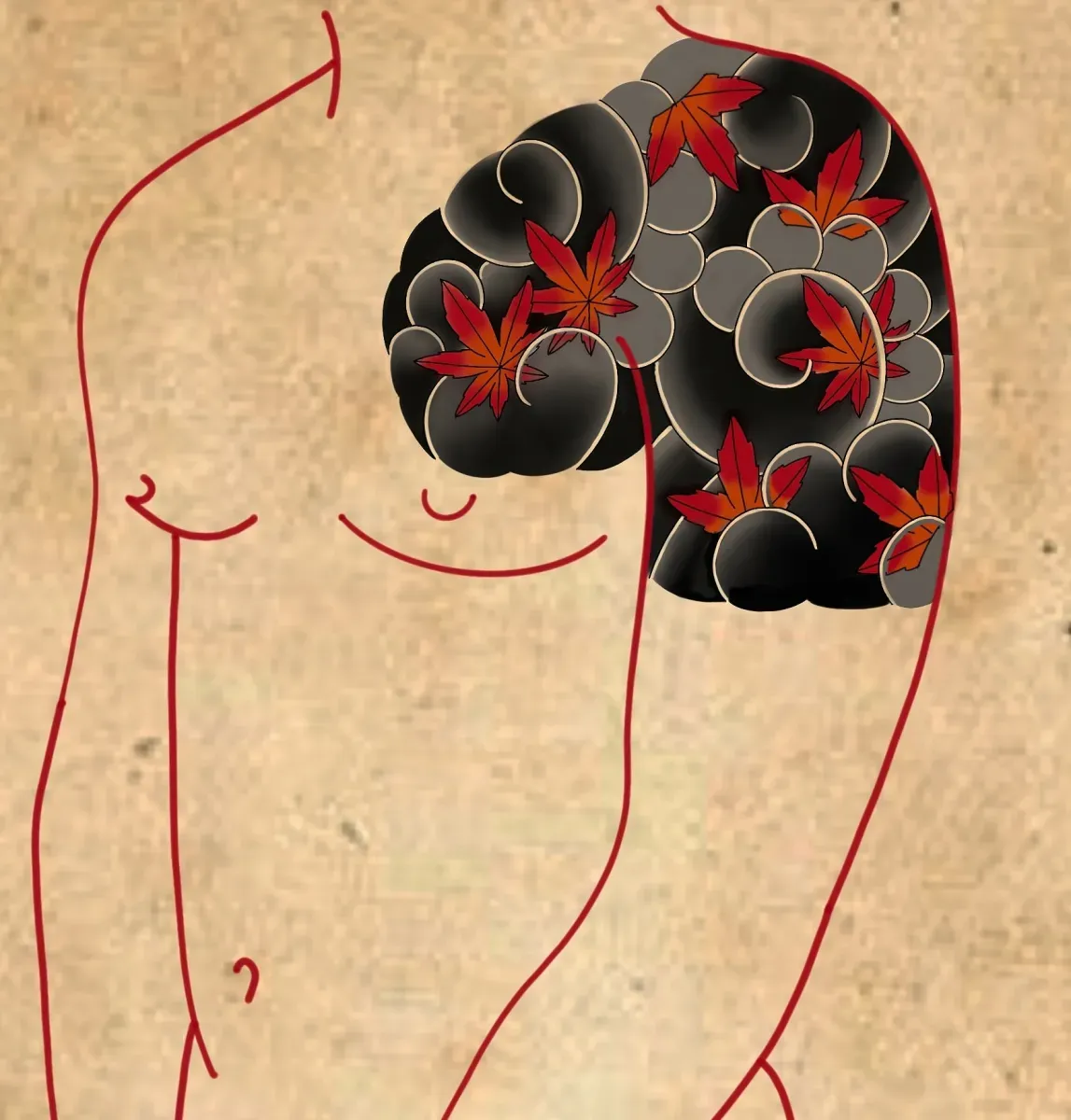 이레즈미 가슴반팔도안 - 1