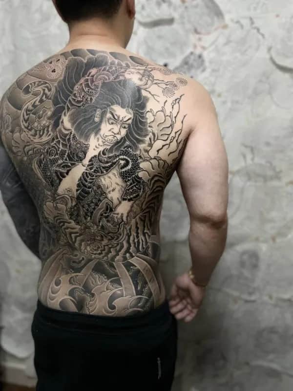 대구)등판 행자무송 호랑이 (완성가격)