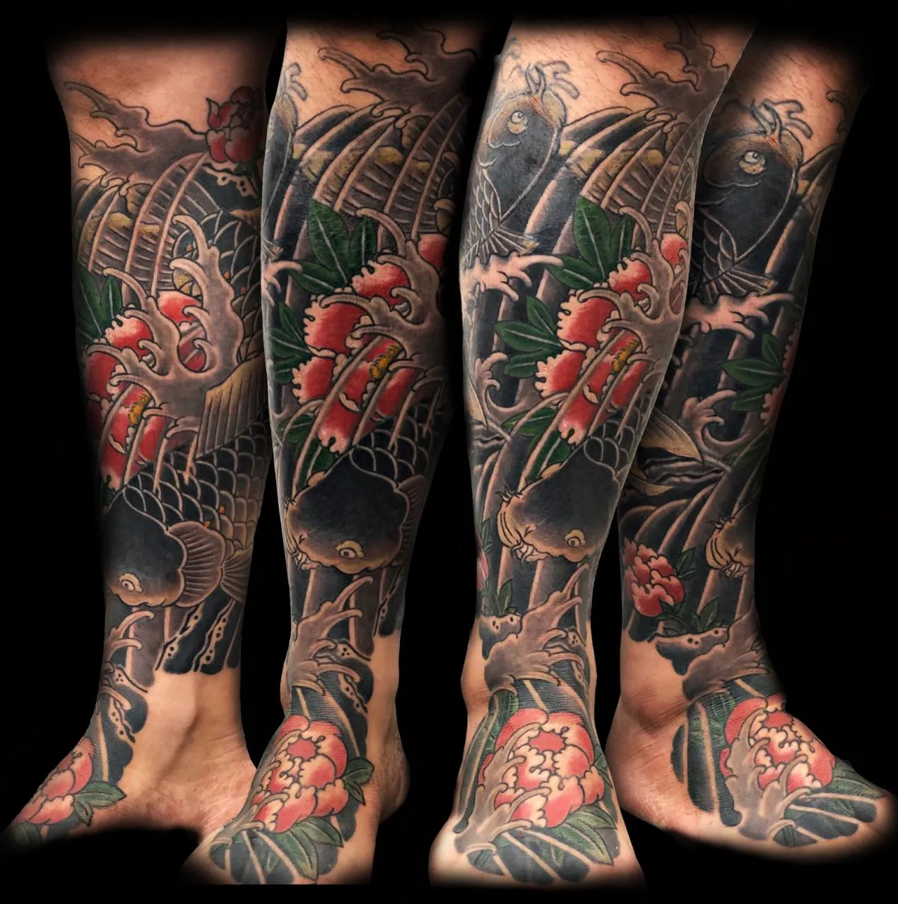 노잔디 타투 - 종아리 이레즈미 - 1