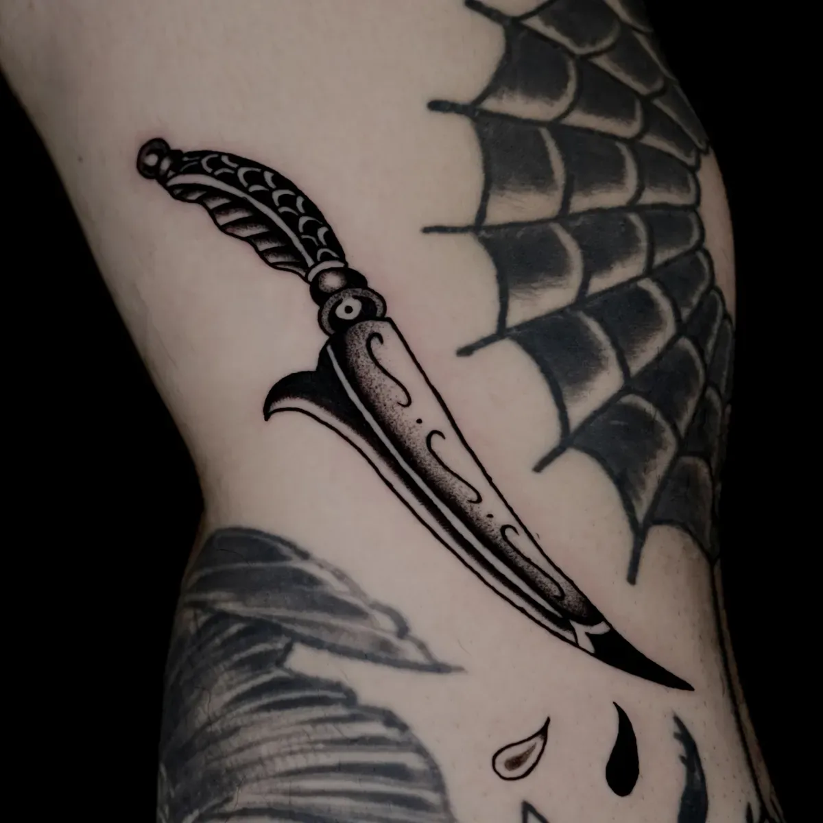 블랙스쿨 올드스쿨 단검