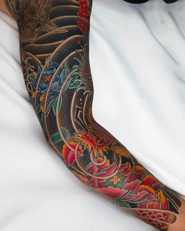 이레즈미 긴팔연장 컬러타투 부천타투 제로 인천 시흥 광명 - 1