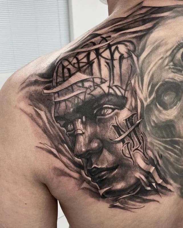 다크이미지 인물타투 - 1