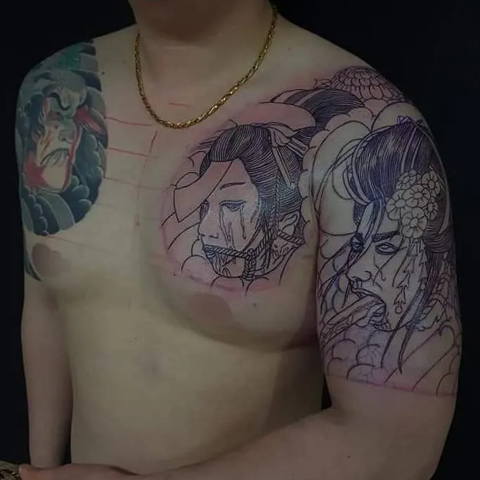 가슴반팔 나마쿠비 - 1