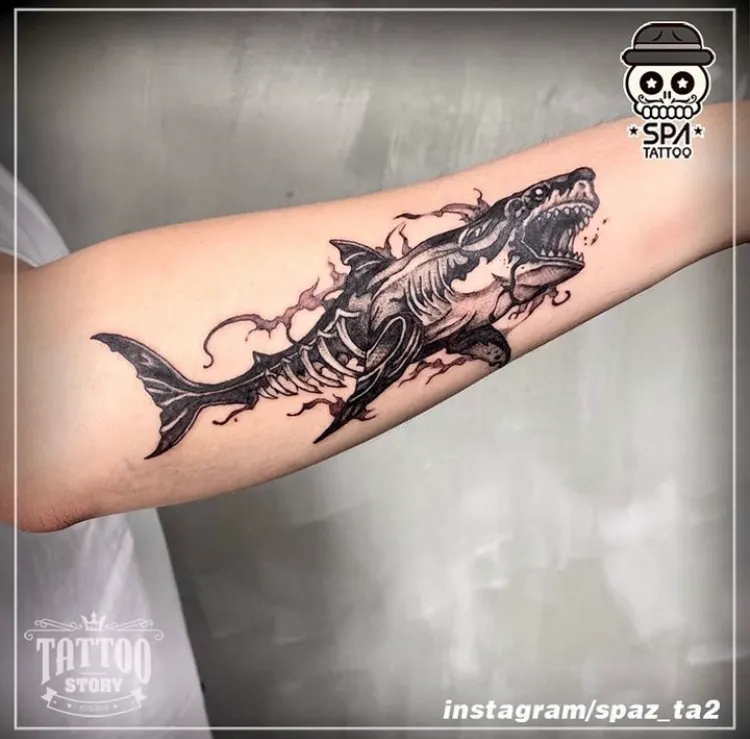 좀비 상어 타투 - 1