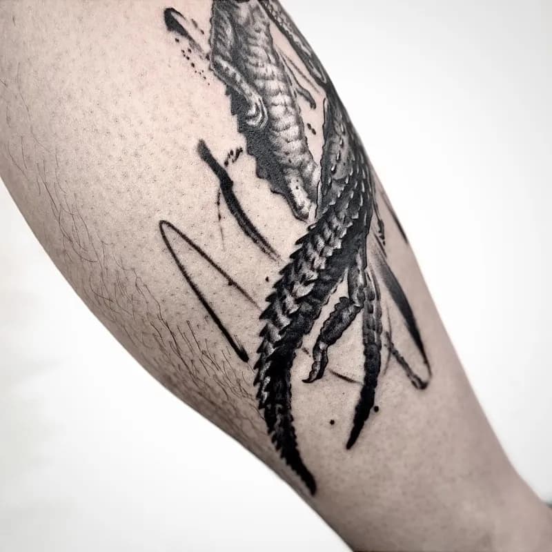 블랙워크 악어 - 1