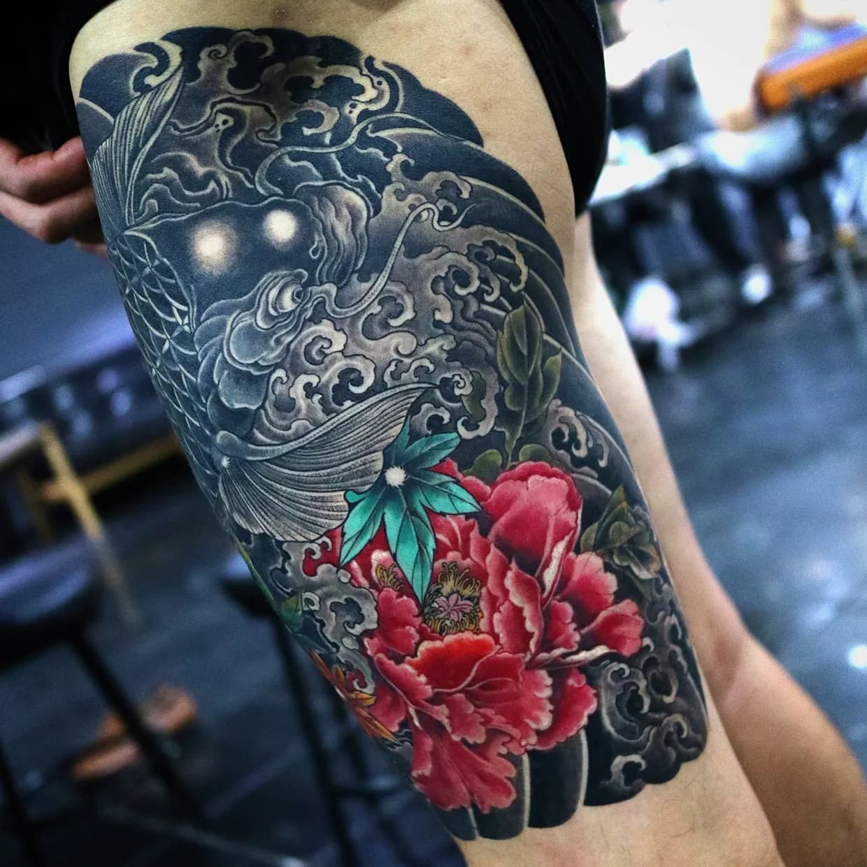 허벅지 커버업 - 1