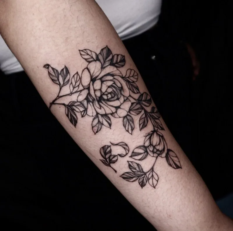 서면타투 전포타투 부산타투 꽃타투 - 1