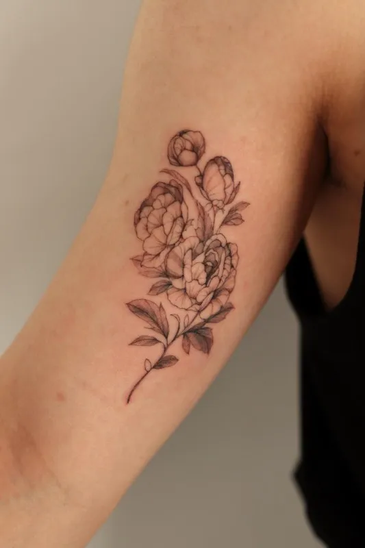 ํ๋ํํฌ, ๊ฝํํฌ, ์์ฝํํฌ, ์ฅ๋ฏธํํฌ, ์์ธํํฌ, ํํฌ, tattoo, girltattoo, flowertattoo, rosetattoo, seoultattoo, hongdaetattoo
