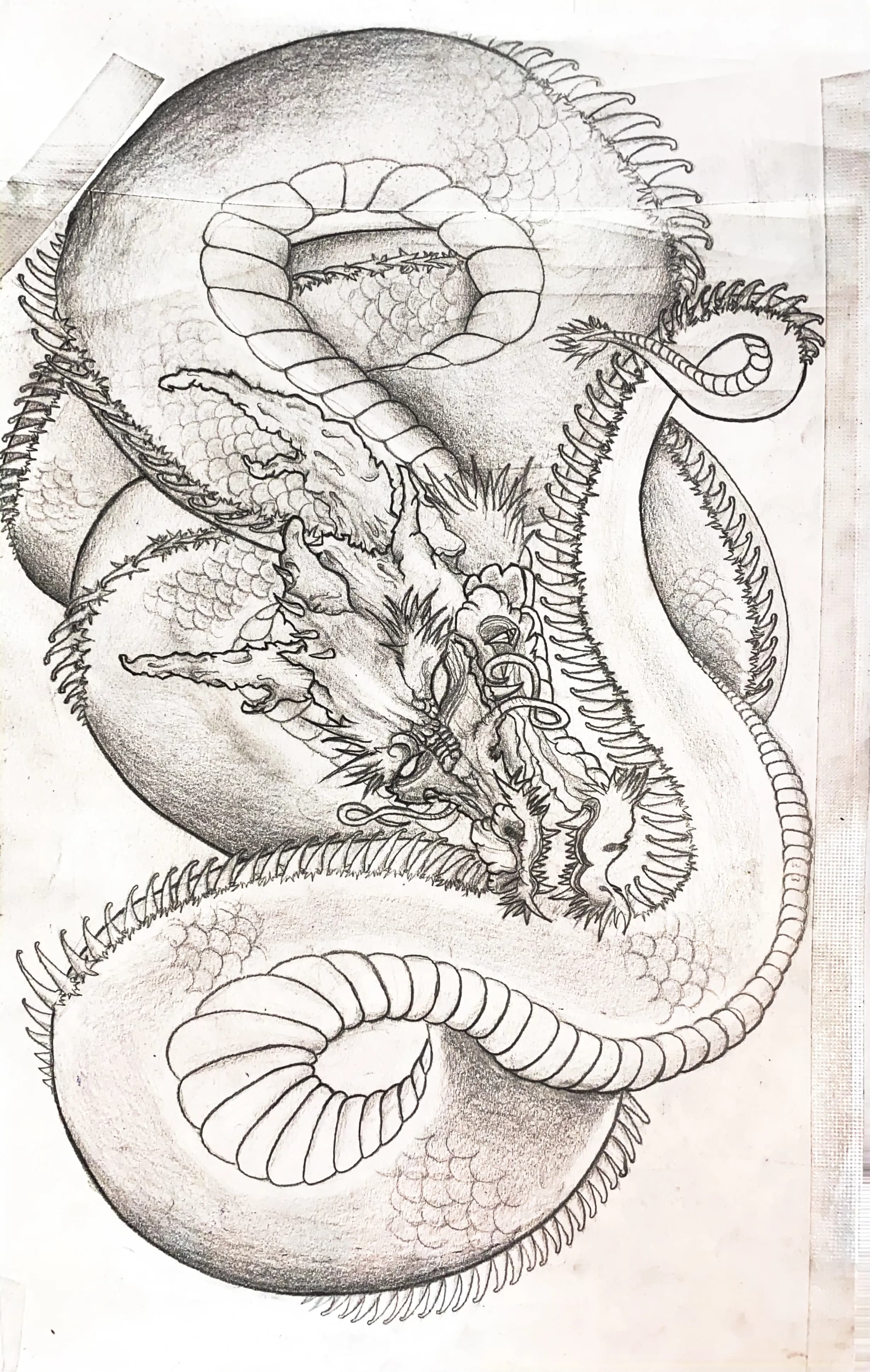 용 타투도안입니다 - 1