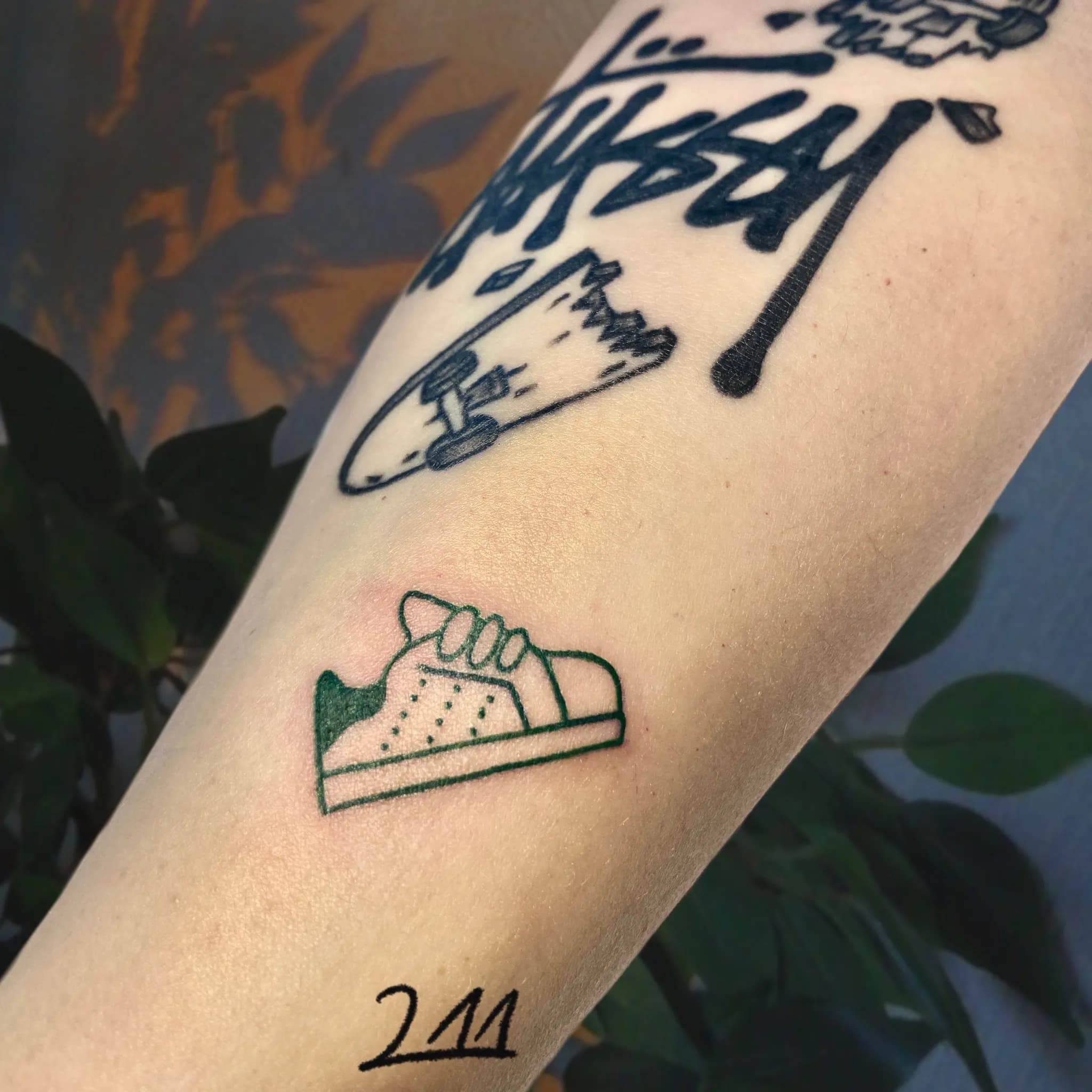 신발 미니 타투 - 1