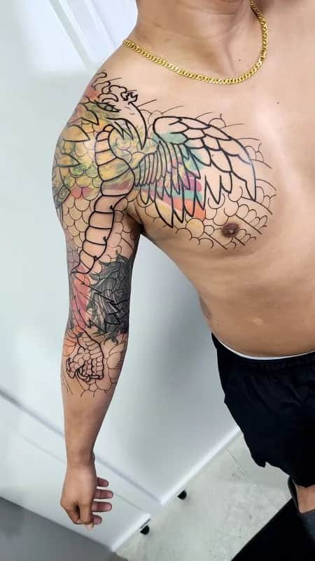 대구봉황타투, 봉황이레즈미, 대구이레즈미, 대구타투, 대구커버업타투잘하는곳, 대구타투유애, 가슴칠부이레즈미