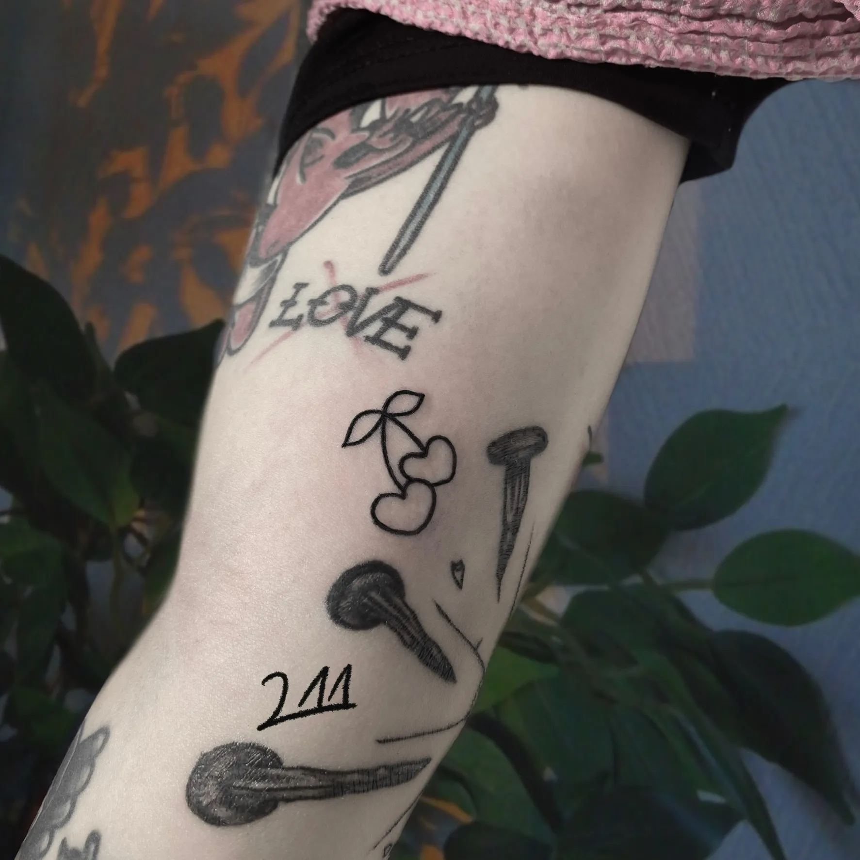 미니타투 하트타투 앵두타투 - 1